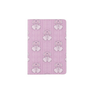 Cutelyn Baby Pink Elephant Passport Holder