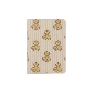 Cutelyn Golden Monkey Passport Holder