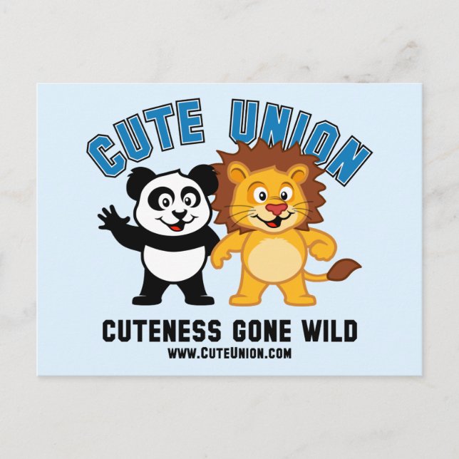 Cuteness Gone Wild Postcard (Front)