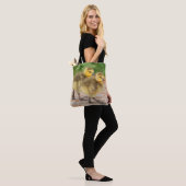 Cuteness on Parade: Canada Goose Goslings Tote Bag (On Model)