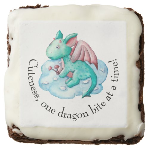 CUTENESS ONE DRAGON BITE AT A TIME Dozen Brownies