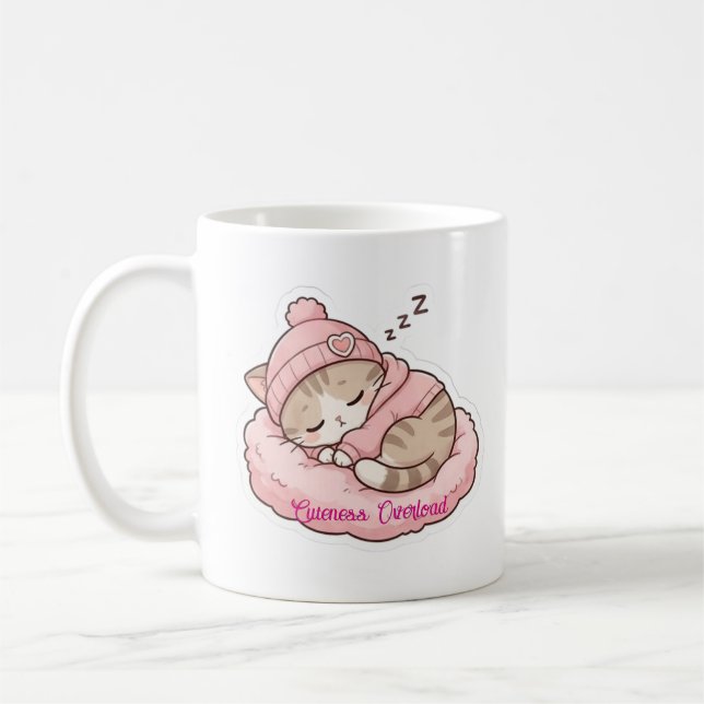 Cuteness Overload Coffee Mug (Left)