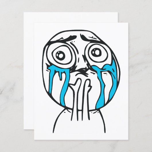 Cuteness Overload Cute Rage Face Meme (Front/Back)