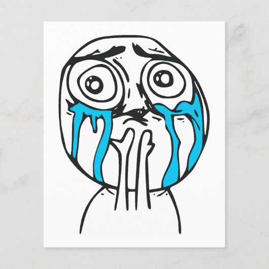 Cuteness Overload Cute Rage Face Meme (Front)