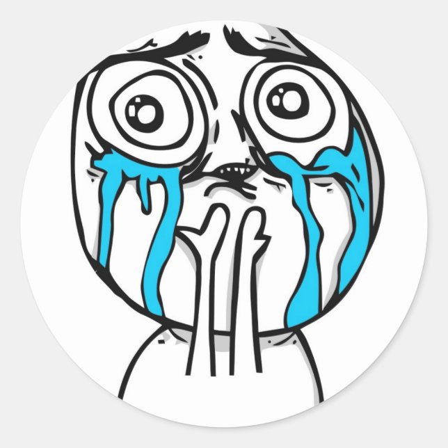 Cuteness Overload Meme Classic Round Sticker (Front)