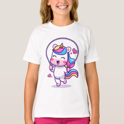 Cuteness Overload Unicorn Steals Hearts T_Shirt