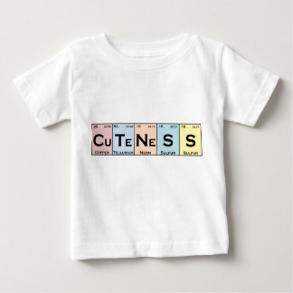 CuTeNeSS periodic elements infant tee