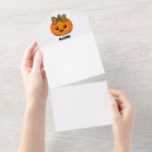 CuteOrange Little Pumpkin Halloween Customize Name