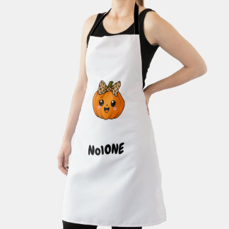 CuteOrange Little Pumpkin Halloween Customize Name Apron