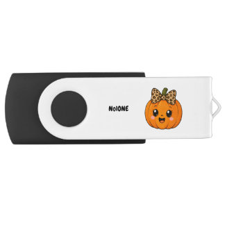 CuteOrange Little Pumpkin Halloween Customize Name Flash Drive