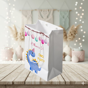 Cuter Dino party kids birthday Medium Gift Bag