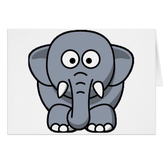 Cuter Elephant Cards (Front Horizontal)