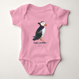 Cuter than a puffin baby bodysuit
