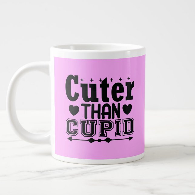 Cuter Than Cupid-61170 Giant Coffee Mug (Left)