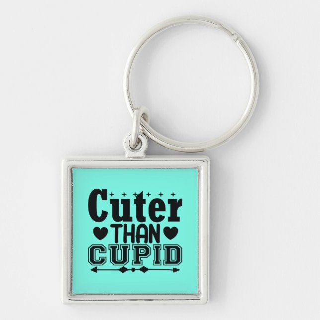 Cuter Than Cupid-61170 Keychain (Front)