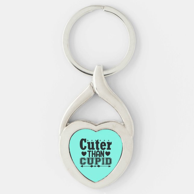 Cuter Than Cupid-61170 Keychain (Front)