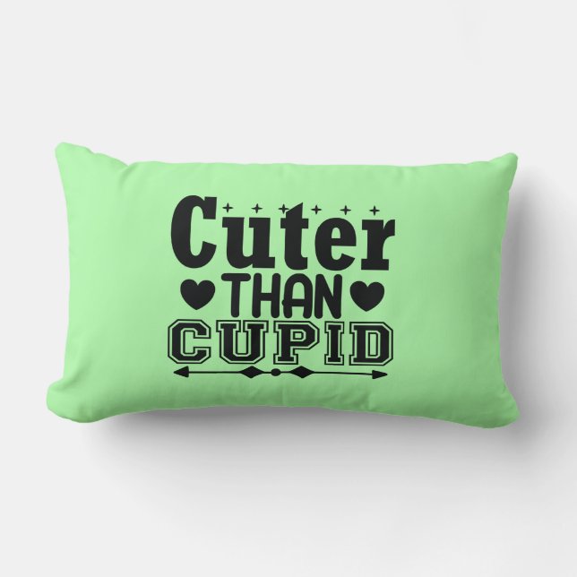 Cuter Than Cupid-61170 Lumbar Pillow (Front)