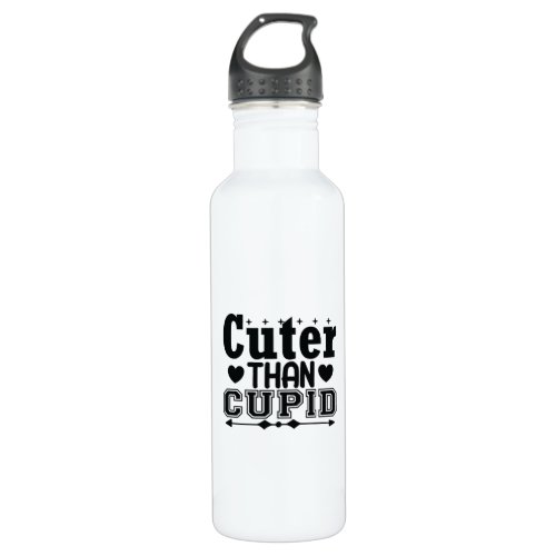 Cuter Than Cupid Stainless Steel Water Bottle