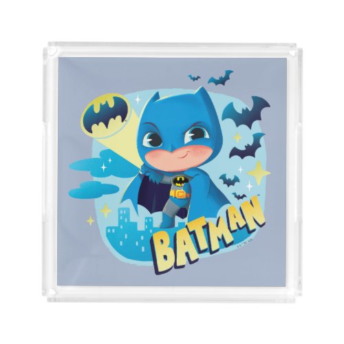 Cuter Than Cute Batman Acrylic Tray