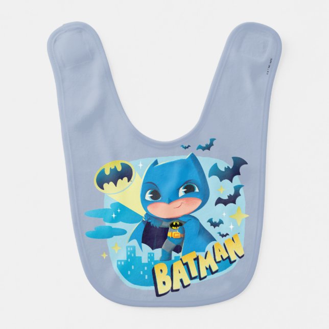 Cuter Than Cute Batman Baby Bib (Front)