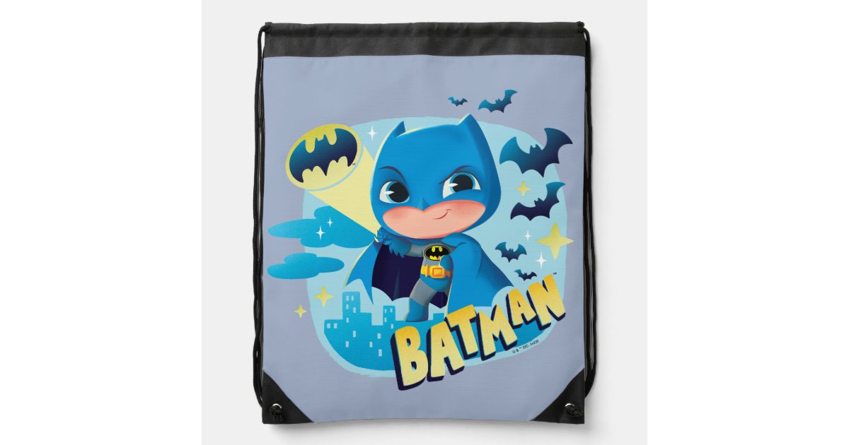Cuter Than Cute Batman Drawstring Bag | Zazzle