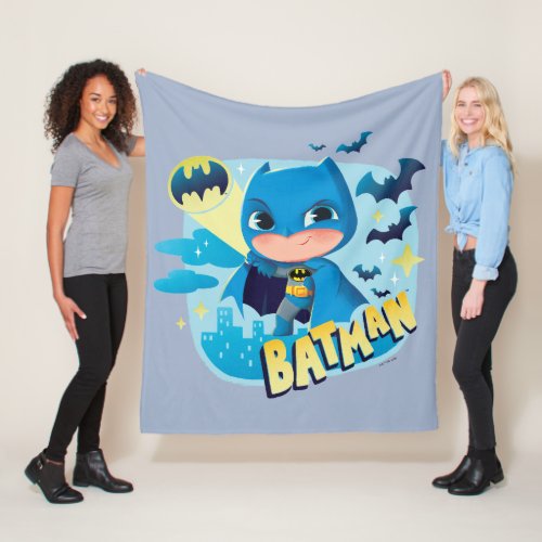 Cuter Than Cute Batman Fleece Blanket