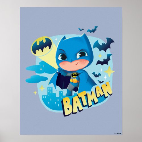 Cuter Than Cute Batman Poster