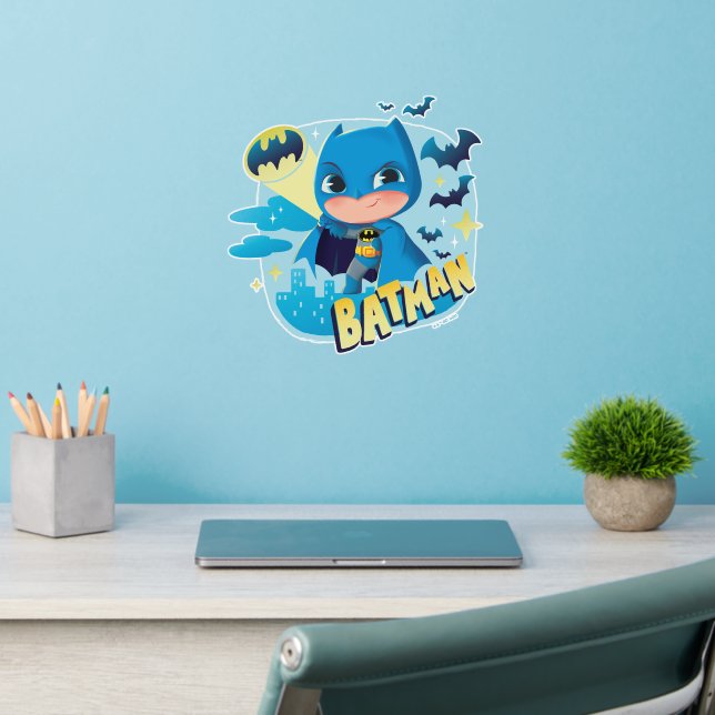 Cuter Than Cute Batman Wall Decal (Home Office 2)