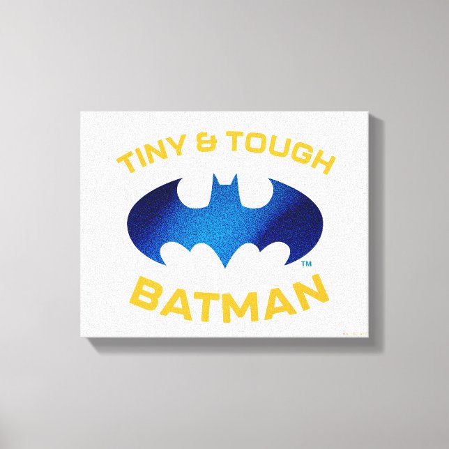 Cuter Than Cute Tiny & Tough Batman Canvas Print (Front)