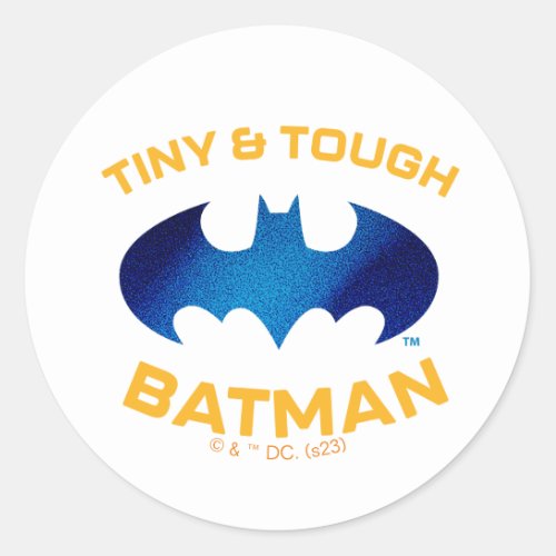 Cuter Than Cute Tiny  Tough Batman Classic Round Sticker