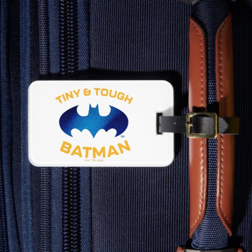 Cuter Than Cute Tiny  Tough Batman Luggage Tag
