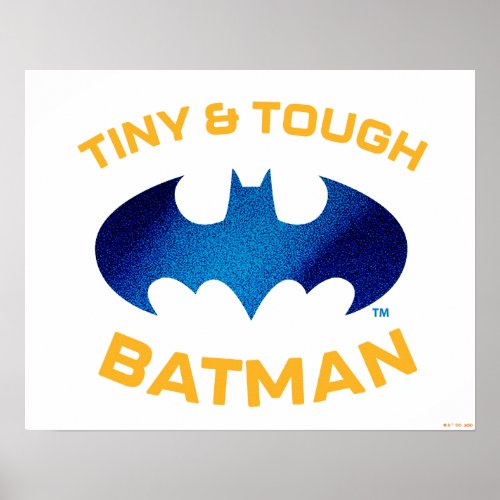 Cuter Than Cute Tiny  Tough Batman Poster