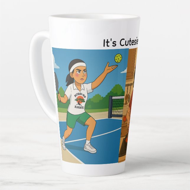Cutesie Latte Mug (Left Angle)