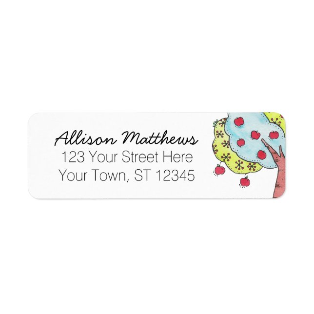 Cutest Apple Tree Designer Label (Front)