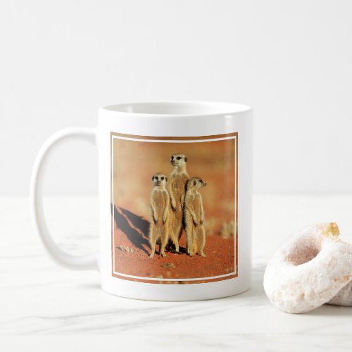 Cutest Baby Animals  3 Meerkats Coffee Mug