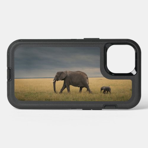 Cutest Baby Animals  African Elephant Family iPhone 13 Case