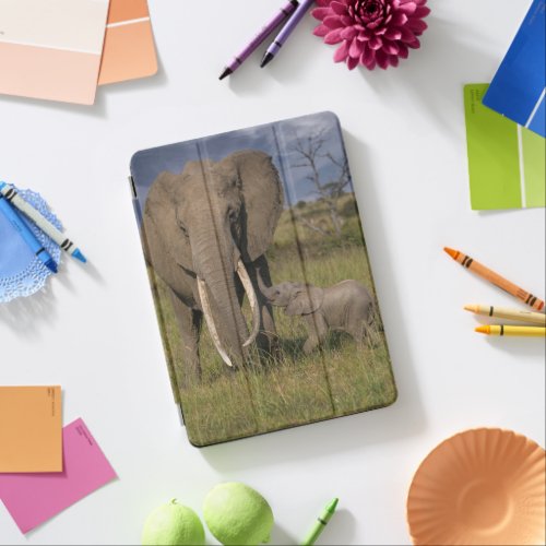 Cutest Baby Animals  Amama Elephant With Baby iPad Air Cover