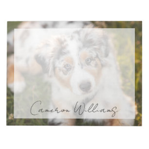 Cutest Baby Animals   Australian Shepherd Puppy Notepad