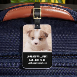 Cutest Baby Animals Baby Corgi Luggage Tag
