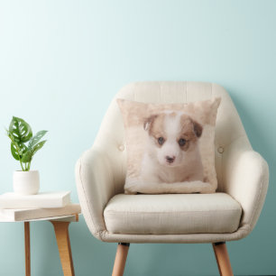 Cutest Baby Animals   Baby Corgi Throw Pillow