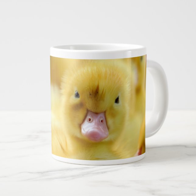 Cutest Baby Animals | Baby Duck Group Giant Coffee Mug (Front Right)
