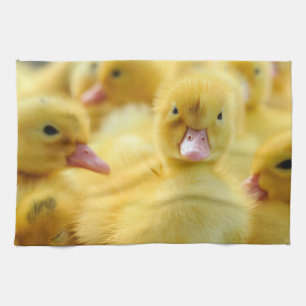 Cutest Baby Animals   Baby Duck Group Kitchen Towel
