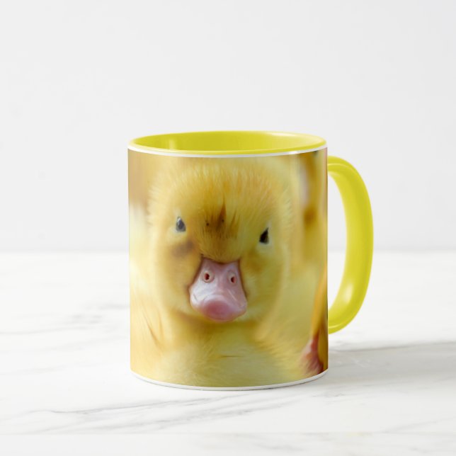 Cutest Baby Animals | Baby Duck Group Mug (Front Right)