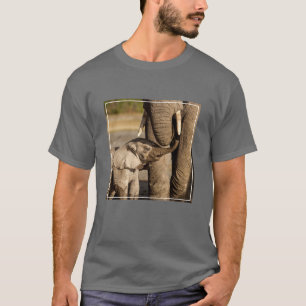 Cutest Baby Animals Baby Elephant & Mama T-Shirt
