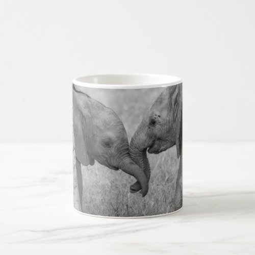 Cutest Baby Animals  Baby Elephants Greeting Coffee Mug