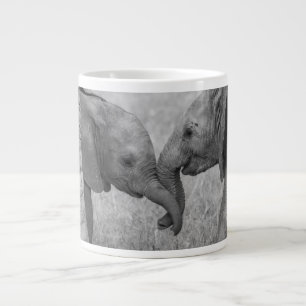 Cutest Baby Animals   Baby Elephants Greeting Giant Coffee Mug