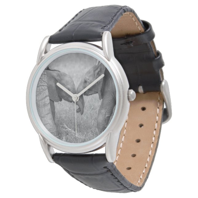 Cutest Baby Animals | Baby Elephants Greeting Watch (Angled)