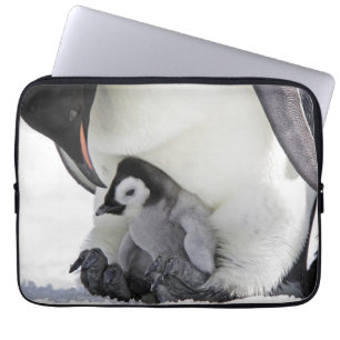 Cutest Baby Animals Baby Emperor Penguin Laptop Sleeve