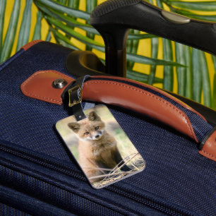 Cutest Baby Animals Baby Fox Luggage Tag