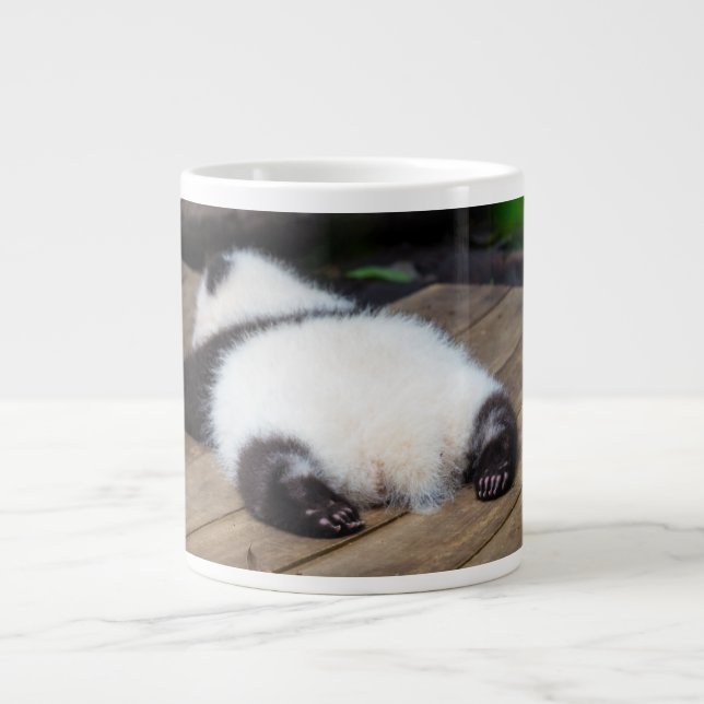 Cutest Baby Animals | Baby Giant Panda Sleeping Giant Coffee Mug (Front)